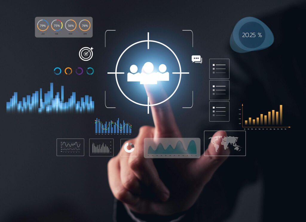 Digital analytics and target audience visualization