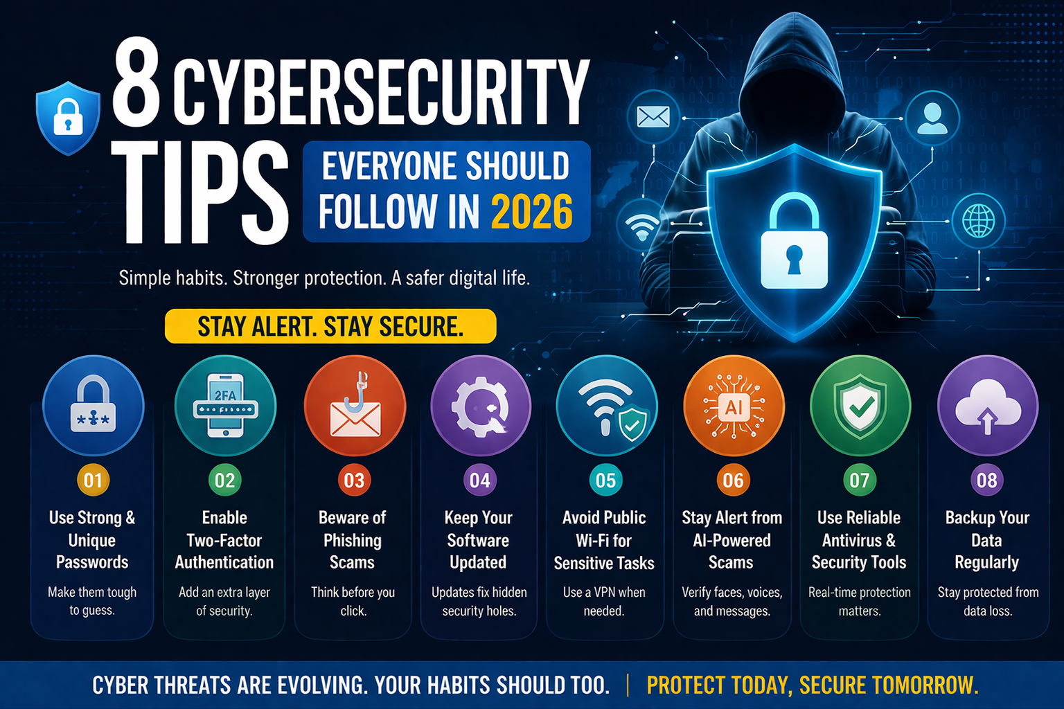 10 Cybersecurity Tips Everyone Should Follow in 2026