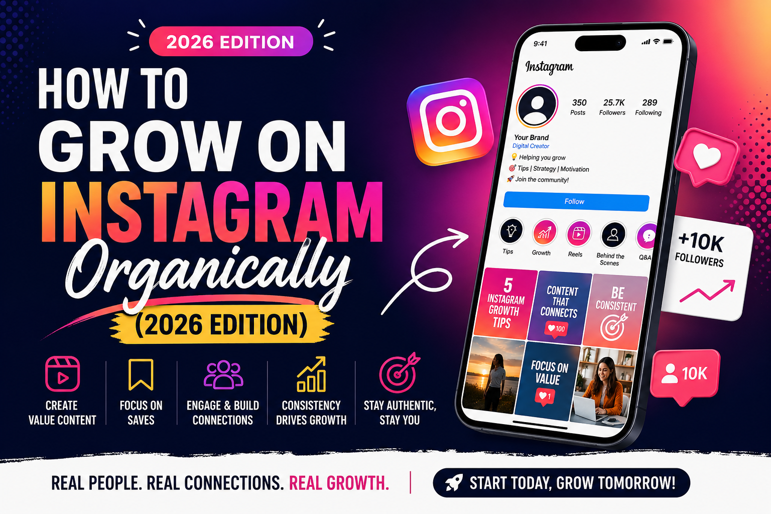 Instagram growth tips and strategies